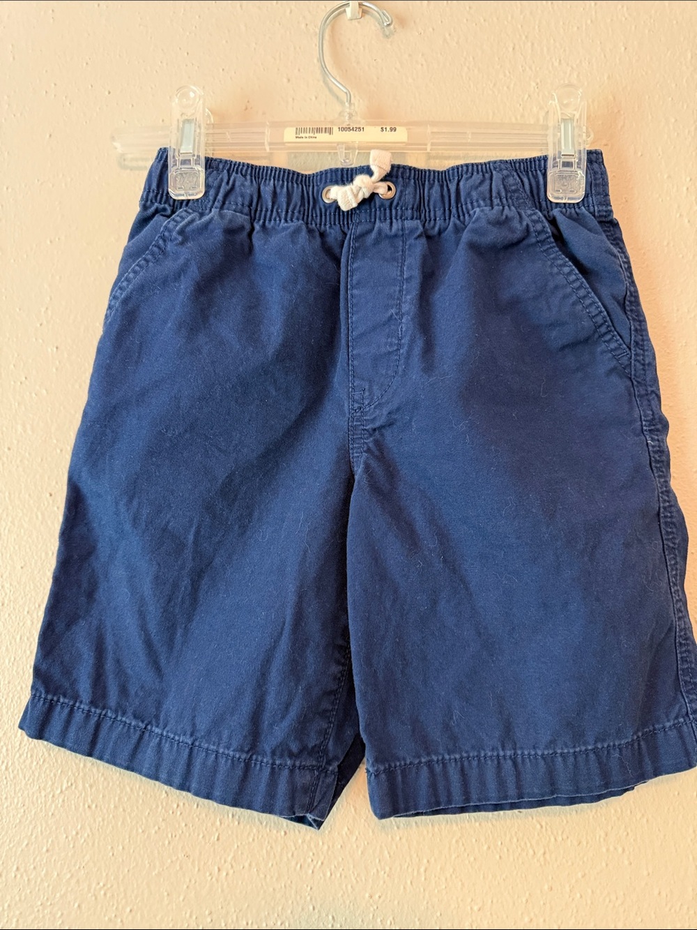 Hanna Andersson Navy Drawstring Cotton Shorts